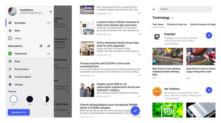 Popular RSS reader app 'Inoreader' gets a big UI refresh with version 7