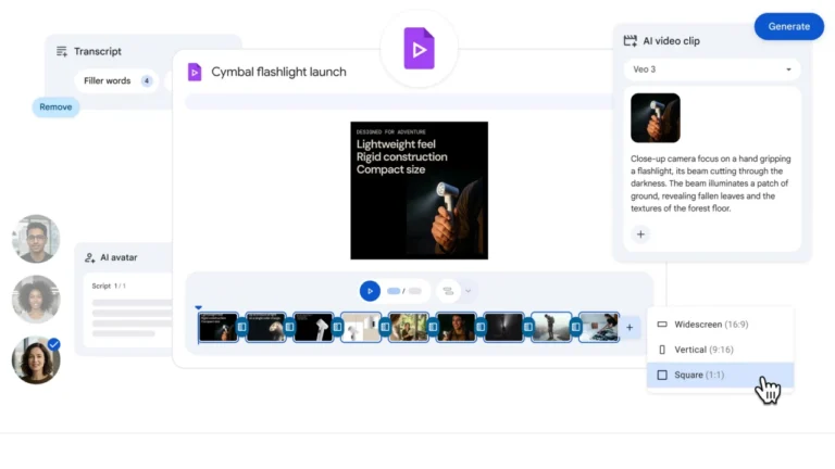 Google Vids gets new image-to-video capability powered by Veo 3