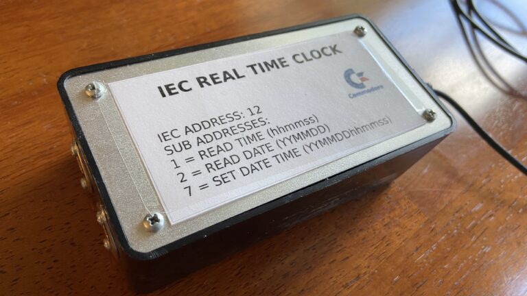 2025 One Hertz Challenge: The Real-Time Clock The VIC-20 Never Had