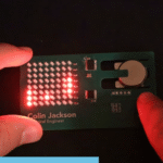 PCB Business Card Plays Pong, Attracts Employer