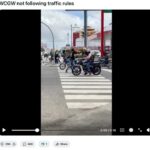 Motorcyclists Block Intersection, Crossing Guard Hilariously Bonks Them on the Head