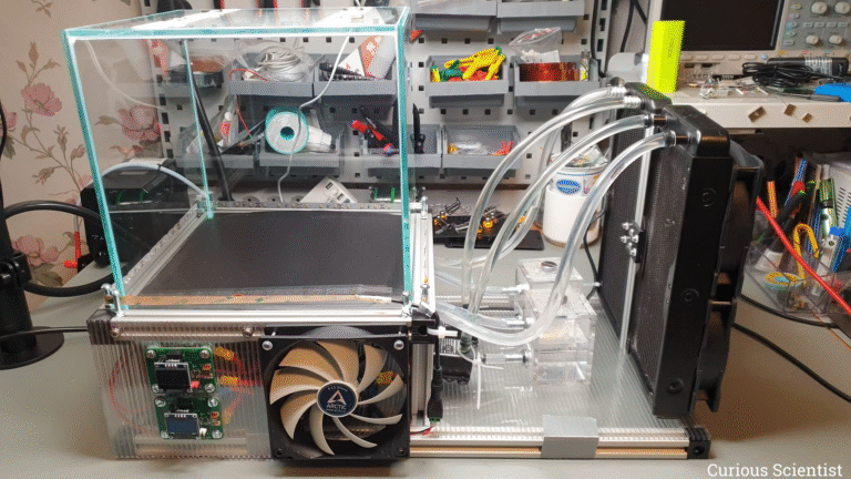 Desk Top Peltier-Powered Cloud Chamber Uses Desktop Parts