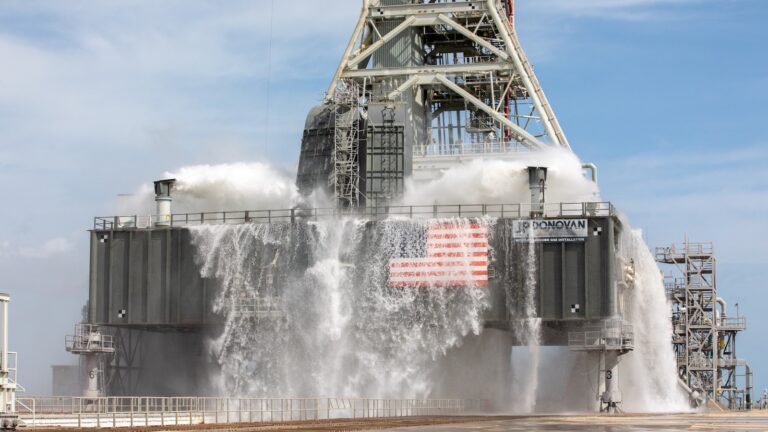 Why NASA Releases 450,000 Gallons Of Water During A Rocket Launch