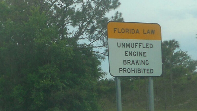 What Do 'No Engine Brake' Signs Mean?