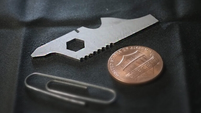 This Pocket Multitool Weighs less than a Penny