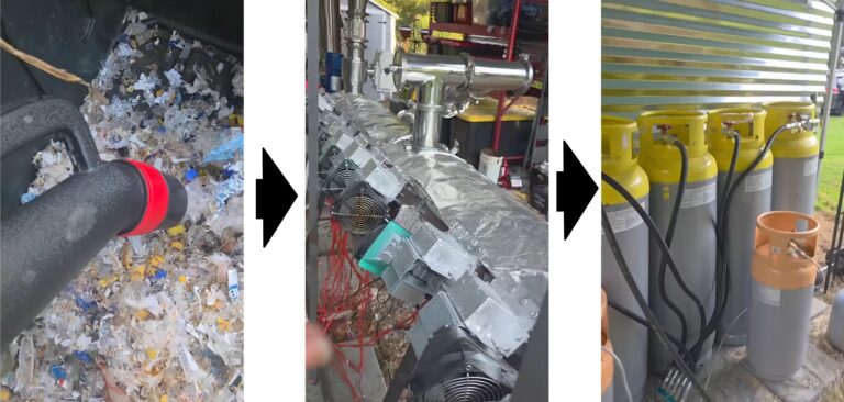 Solar Powered Pyrolysis Facility Converts Scrap Plastic into Fuel