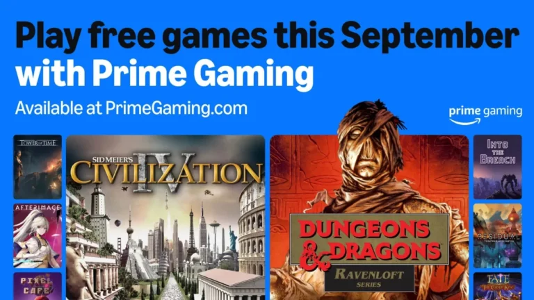 Prime Gaming has Into the Breach, Civilization IV, and nine more games to claim in September