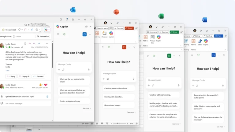 Microsoft adds Copilot Chat to Office apps