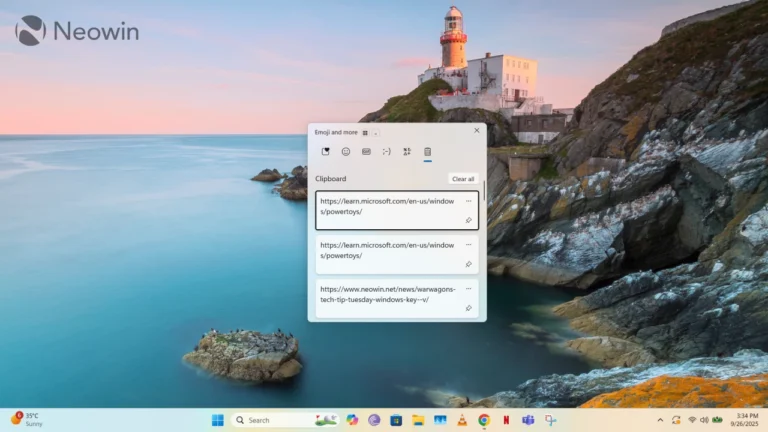 Clipboard History is such an underrated Windows feature