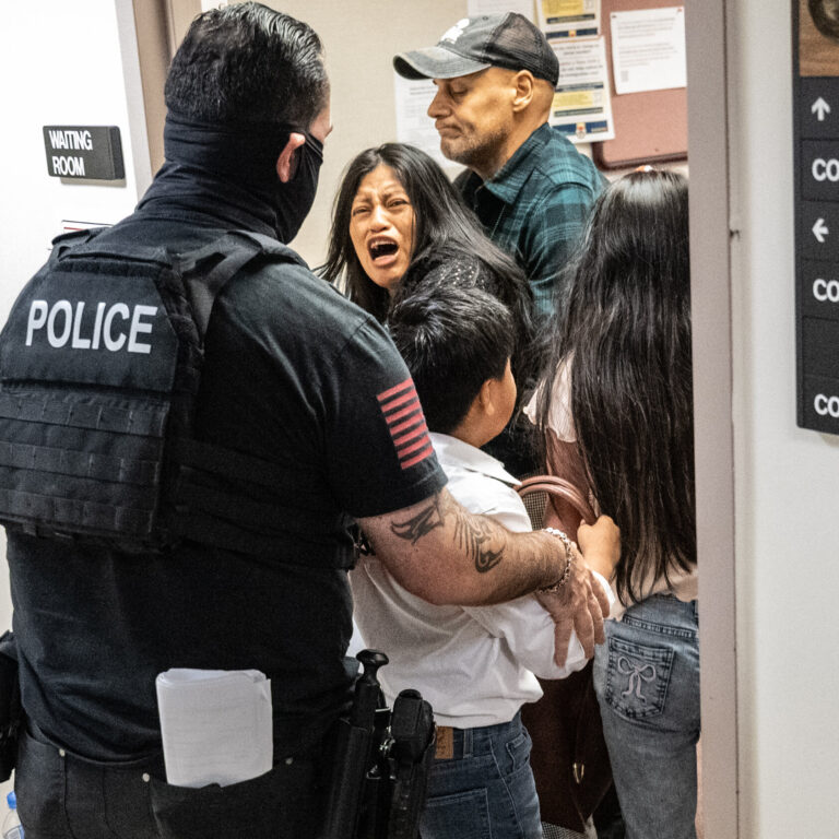 ICE Officer ‘Relieved of His Duties’ After Pushing Woman to Floor