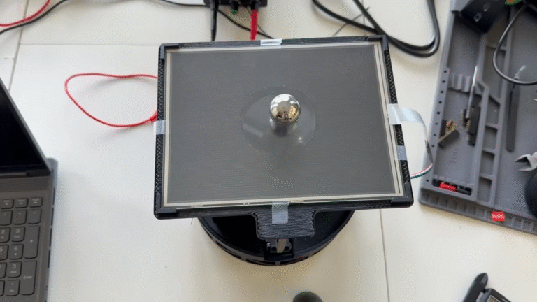 Robot Balances Ball On A Plate