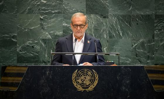 ‘Iran has never sought and will never seek to build a nuclear bomb,’ President tells General Assembly