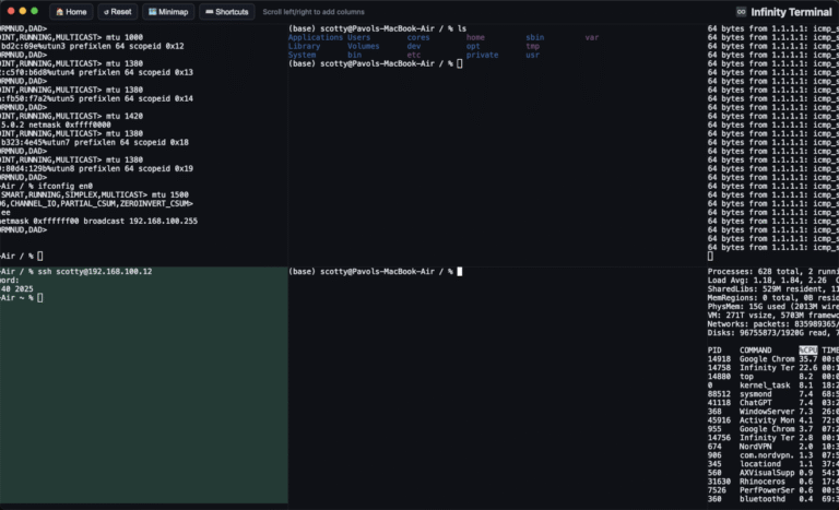 infinityTerminal Brings Infinite Horizontal Scrolling