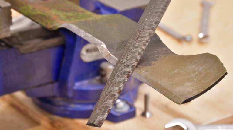 These Lowe's Tools Can Sharpen Your Lawn Mower Blades