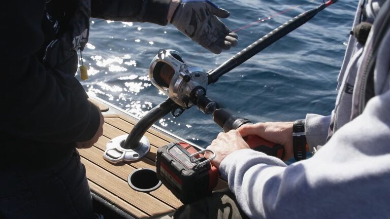This Hack Uses A Cordless Drill To Power Your Fishing Reel