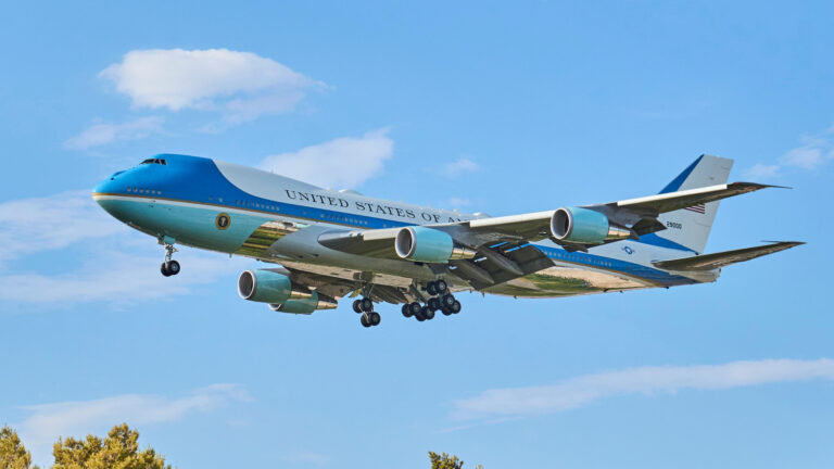 Don't Get Too Close To Air Force One Or An Air Traffic Controller Will Embarrass You