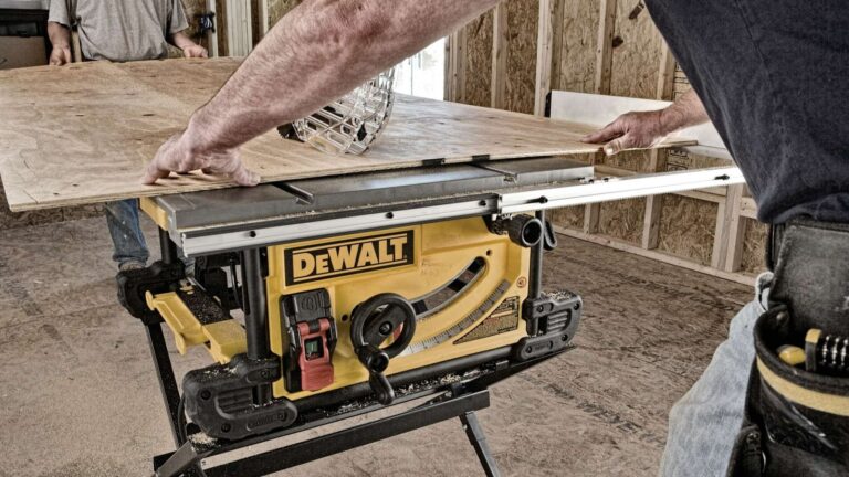 DeWalt 10-Inch Table Saw: How Thick Of Wood Can This Tool Cut?