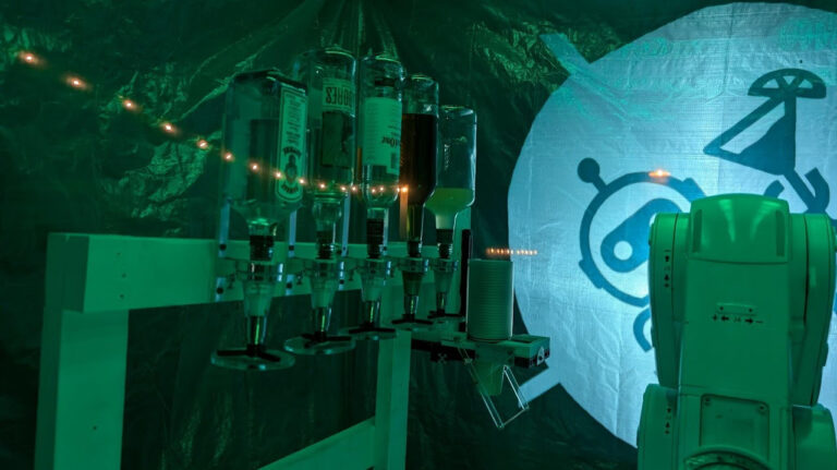 Robot Bartender Is The Life of the Party