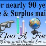 American Science and Surplus Ends Online Sales
