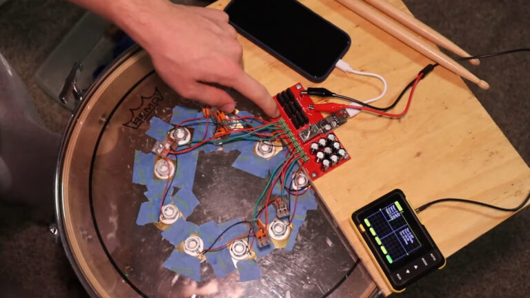 March to the Beat of Your Own Piezoelectric Drum