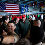 Trump Gave Partisan Speech to Navy Troops, as He Deployed Troops to U.S. Cities