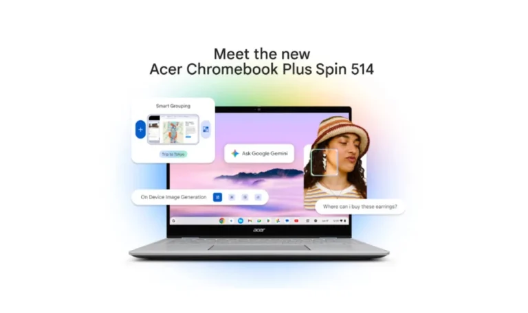 Acer's new Chromebook Plus Spin 514 expands Google's AI-powered ChromeOS line-up