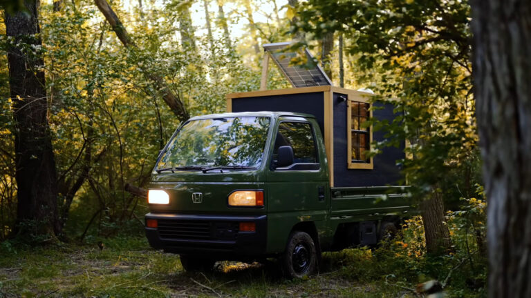 Kei Truck Becomes Tiny RV