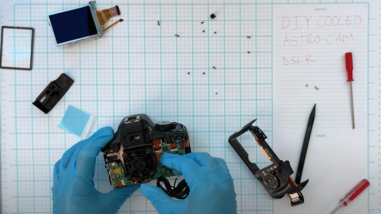 Cold Sensor, Hot Results: Upgrading a DSLR for Astrophotography