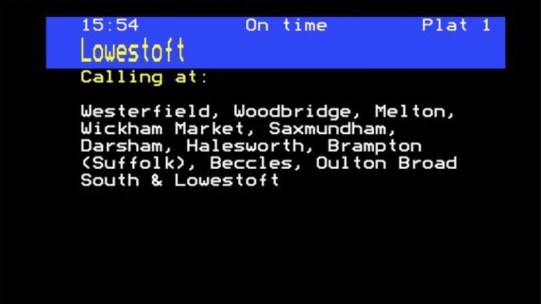 British Train Departures As They Should Be Viewed