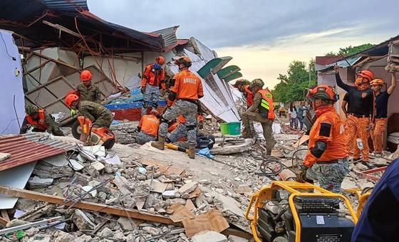 Philippines earthquake: UN pledges support as Cebu death toll rises to 72