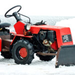 How To Use Your Riding Lawn Mower To Clear Out & Remove Snow This Winter