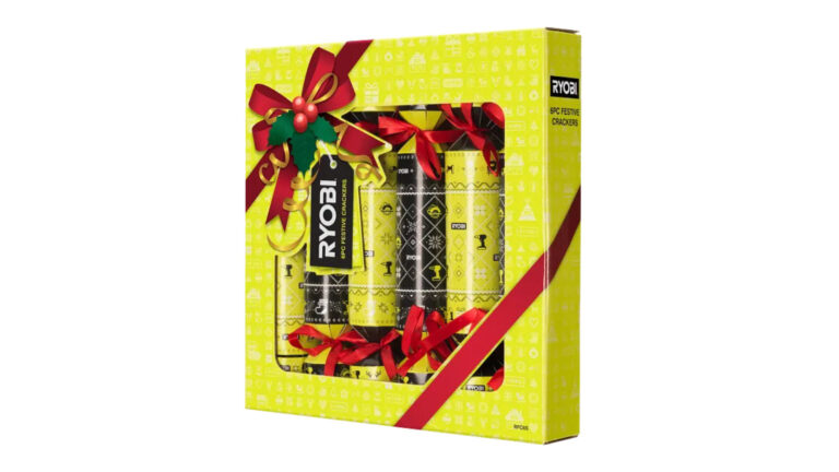 Ryobi's Adorable Christmas Crackers Hide Mini Tool Surprises – Here's Where They're Available
