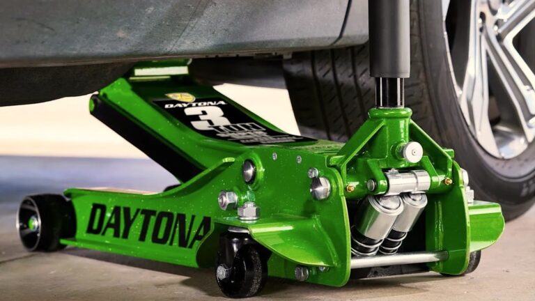 Harbor Freight Just Dropped A Metallic Green Daytona Floor Jack For The Holidays