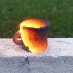 Thermite Pottery Fires Itself