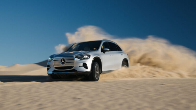 Dune driving with Mercedes-Benz as it tests off-road systems