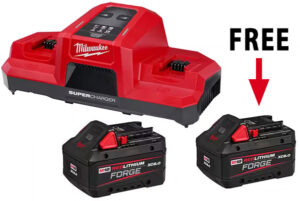 Milwaukee Dual Port Super Charger & FORGE Battery Bonus Deal – Ends 11/4/25