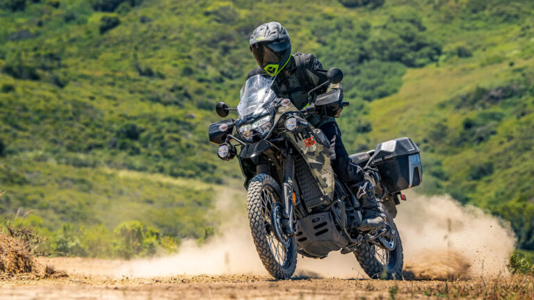 Kawasaki's Camo Adventure Bike Is Back For 2026 (And It Won't Break The Bank)