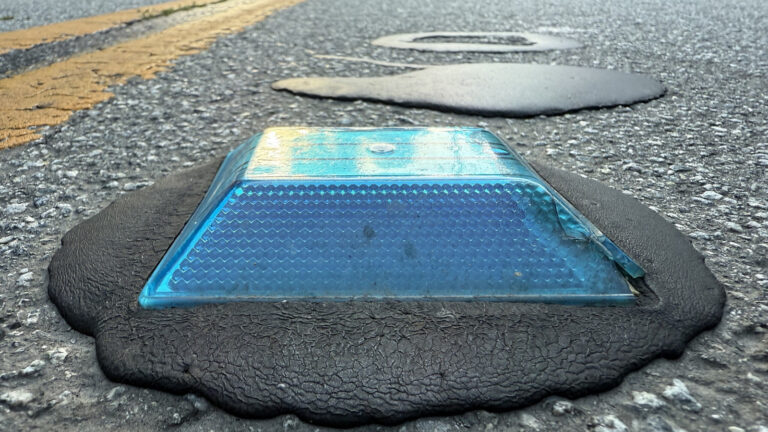 Those Blue Reflectors On The Road Serve An Important Purpose